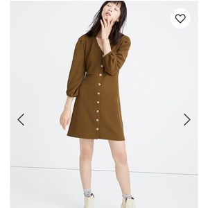 {Madewell} Bubble sleeved dress